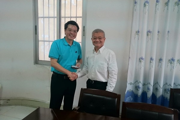泰国纳勒宣大学陈柱江博士与kaiyun官网国教院蒋基昌院长