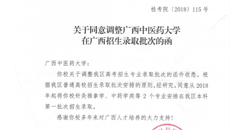 kaiyun官网针灸推拿学、中药学类专业调整为广西本科第一批次招生录取