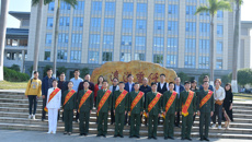 kaiyun官网举行2019年度光荣退役返校大学生 欢迎仪式