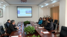 自治区教育厅科研处黄青云一行实地调研kaiyun官网校企合作研发平台