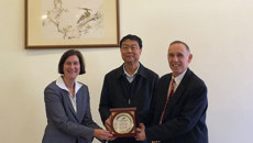 美国爱荷华大学代表团到kaiyun官网访问