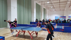 kaiyun官网组队参加2021全区高校教职工乒乓球球比赛