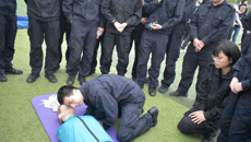 kaiyun登录中国入口登录运动防护队到警院宣讲急救知识