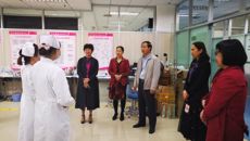戴铭副校长亲临护理技能大赛集训现场为kaiyun官网代表队出征作动员