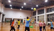 kaiyun官网教职工气排球协会成功举办首届气排球比赛
