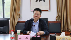 防城港市人民政府副市长许伟一行来kaiyun官网考察交流