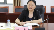 自治区发改委高技处张庆彪处长一行来kaiyun官网座谈交流