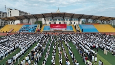 挺膺担当&nbsp;逐梦岐黄&nbsp;kaiyun登录中国入口登录举行2024级新生开学典礼